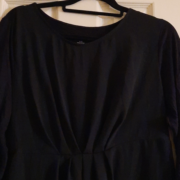 3/4  Sleeve Maternity Tunic Blouse - Picture 2 of 5